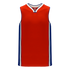 Athletic Knit Pro Cut Basketball Jersey with Rap Neck & Side Inserts (B1715)